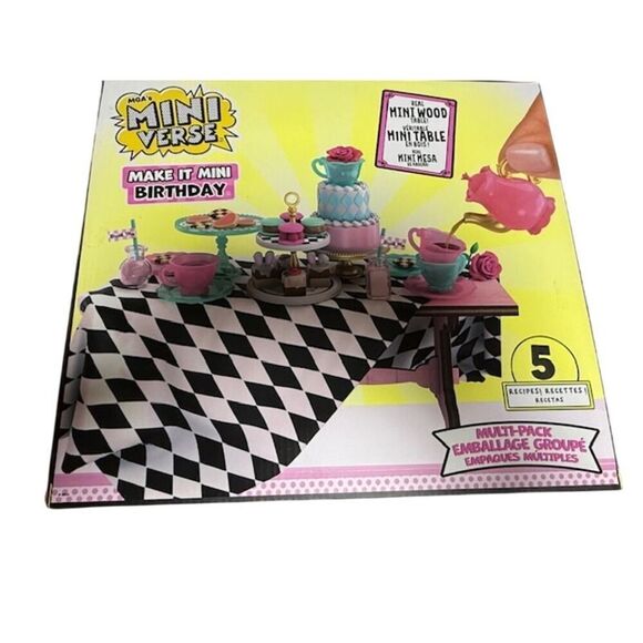 Miniverse Make It Mini Birthday Multipack 30 Pcs 5 Recipes New Release Exclusive - Picture 2 of 7